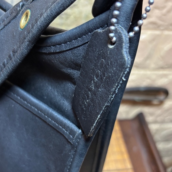 Coach Legacy Zip Black Vintage Leather Shoulder Bag 1997 - Picture 16 of 17